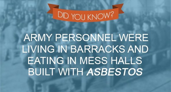army barracks with asbestos