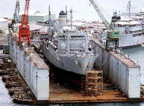 Asbestos in Floating Dry Docks