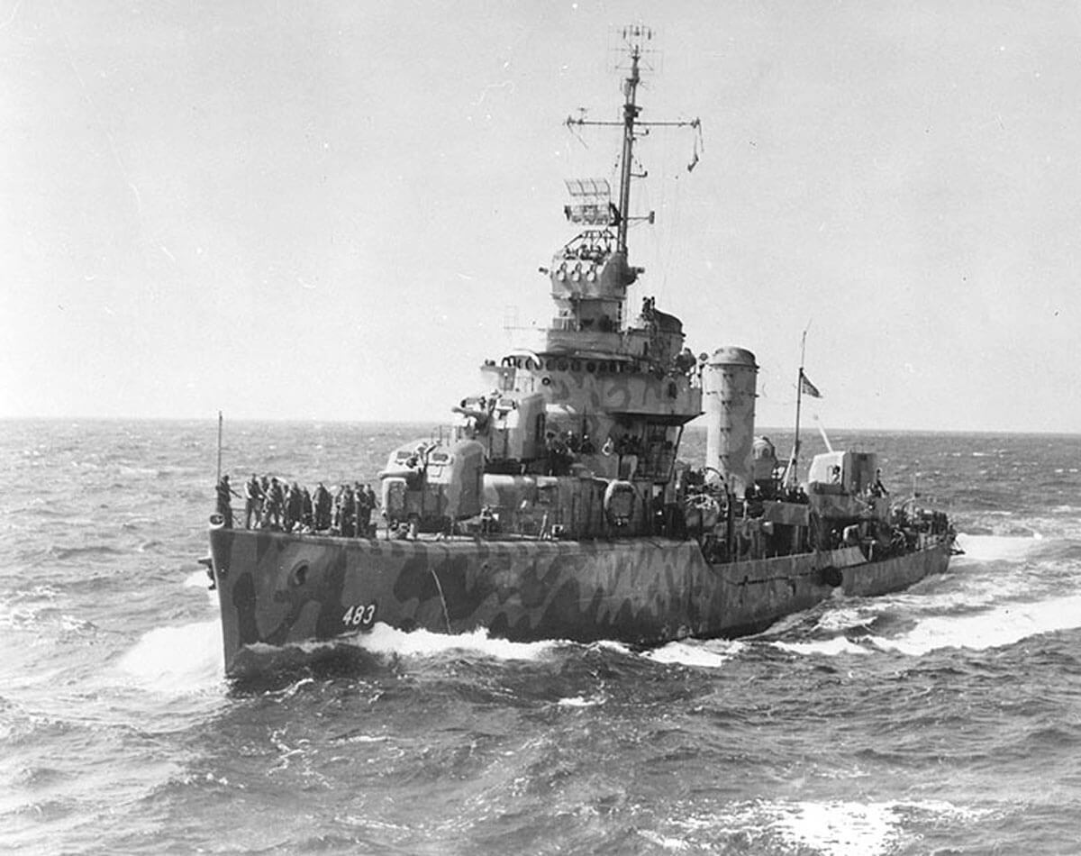 USS Aaron Ward (DD-483)